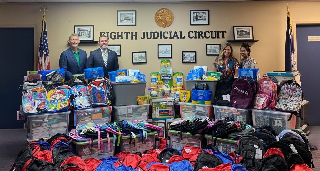 Solicitor’s office, state Human Trafficking Task Force donate supplies to local schools